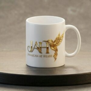 JAH - White Glossy Mug