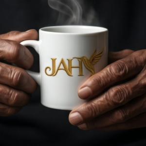 JAH - White Glossy Mug