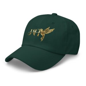 JAH Hummingbird Dad Hat | Forest Green / Black