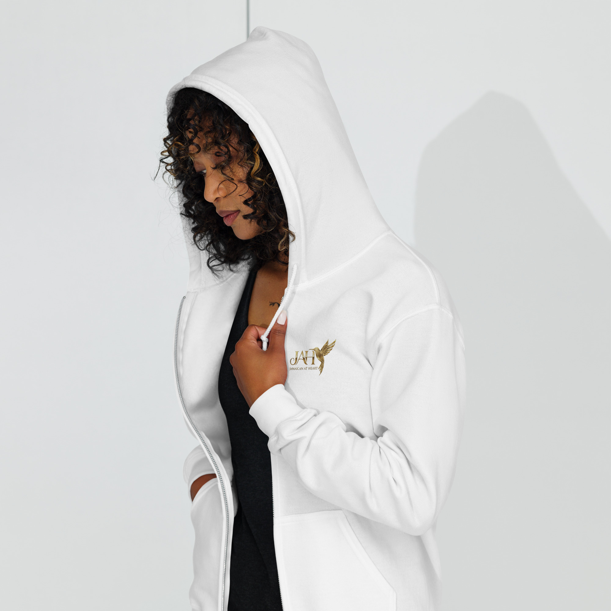 Jah Heavy Blend zip hoodie - Image 5