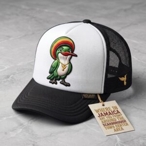 Dapper Doc Trucker Hat | Embroidered Patch Design
